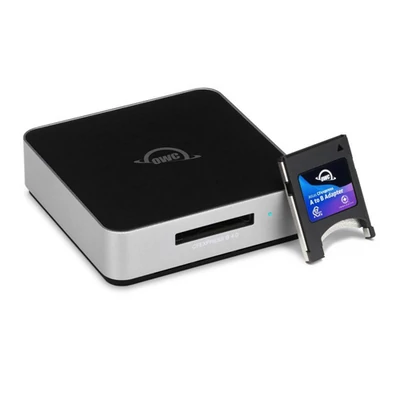 OWC Atlas USB4 CFexpress Type B 4.0 Card Reader/Writer, new includec CFX  A to B Adapter Included