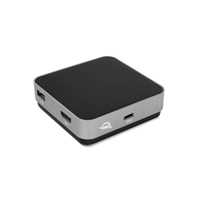 OWC USB-C Travel Dock V2 - Grey. Connect fast external drives