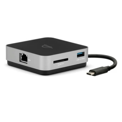 OWC 6-Port Travel Dock 100W- Space Gray (ethernet)