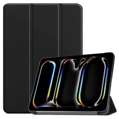 iPad Pro 7 11 hüvelykes 2024 tablet tok, fekete