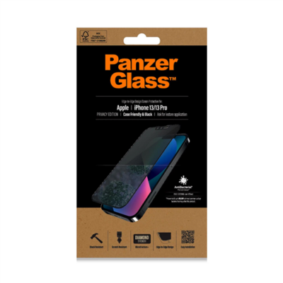 PanzerGlass™ Privacy Screen Protector Apple iPhone 13 | 13 Pro | Edge-to-Edge