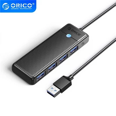 Orico 4x USB 3.0 HUB fekete (PW4U-C3-015-BK)