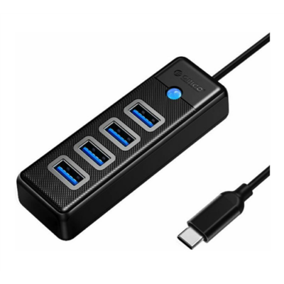 Orico 4x USB 3.0 HUB fekete (PW4U-C3-015-BK)