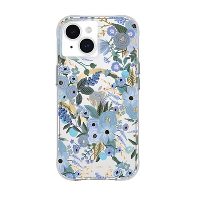 Case Mate Rifle Party Co. Garden Party Blue case, MagSafe - iPhone 15