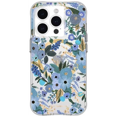 Case Mate Rifle Party Co. Garden Party Blue case, MagSafe - iPhone 15 Pro