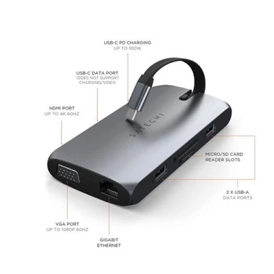 Satechi USB-C  ON-THE-GO MULTIPORT Adapter