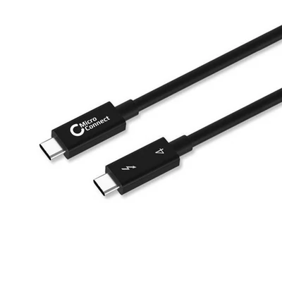 MicroConnect Thunderbolt 4 Cable, 1m, 40 Gbits/s, 100W, 8K60Hz