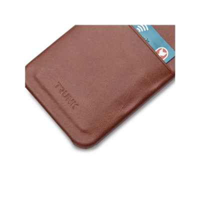 Trunk TR-BC1254-BRW iPhone 12 Mini Backcover Brown Leather Cover