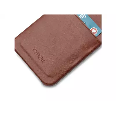 Trunk TR-BC1267-BRW iPhone 12 Pro Max Backcover Brown Leather Cover