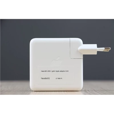 Használt USB-C gyári Apple adapter kábellel 61W