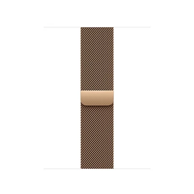Apple Watch 46mm Milanese Loop:  Gold Milanese Loop - S/M