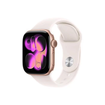 Apple Watch S11 GPS 42mm Rose Gold Aluminium Case with Light Blush Sport Band - S/M