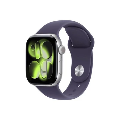 Apple Watch S11 Cellular 42mm Silver Aluminium Case with Purple Fog Sport Band - S/M