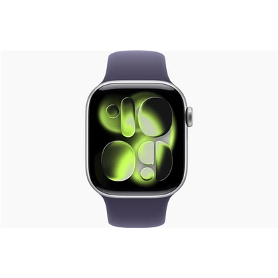 Apple Watch S11 Cellular 42mm Silver Aluminium Case with Purple Fog Sport Band - M/L