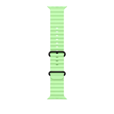Apple Watch 49mm Band:  Anchor Blue Ocean Band - Black Titanium Finish