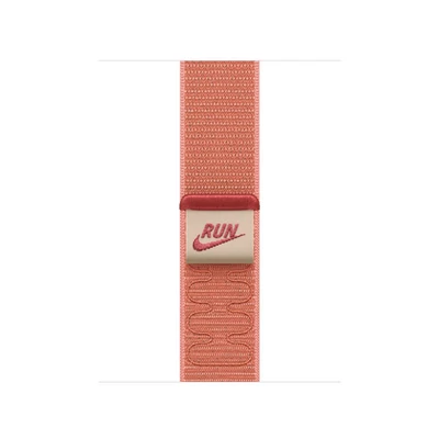 Apple Watch 46mm Loop:  Alpenglow Pink Nike Sport Loop