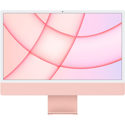 24-inch iMac with Retina 4.5K display: Apple M1 chip with 8‑core CPU and 8‑core GPU, 256GB - Pink
