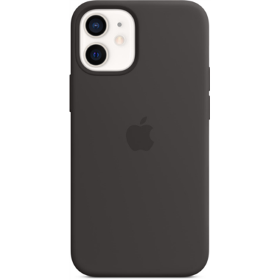 iPhone 12 mini Silicone Case with MagSafe - Black
