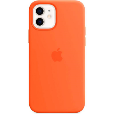 iPhone 12 / 12 Pro Silicone case Kumquat kibontott termék