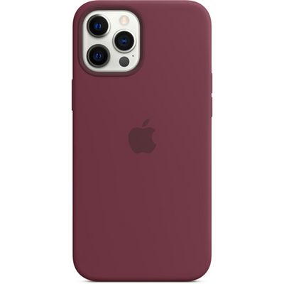iPhone 12 Pro Max Silicone Case with MagSafe - Plum