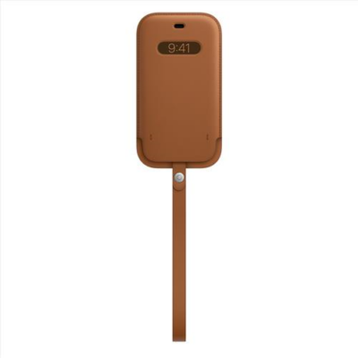 iPhone 12 | 12 Pro Leather Sleeve with MagSafe - Saddle Brown