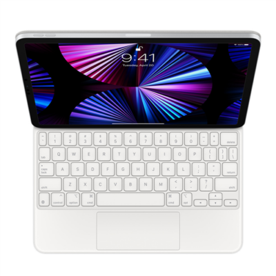 Magic Keyboard for iPad Pro 11-inch (3rd generation) and iPad Air (4th generation) - US English - White