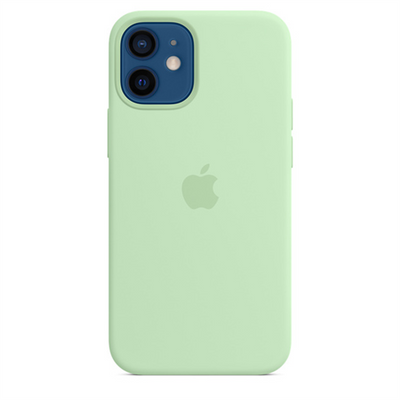 iPhone 12 mini Silicone Case with MagSafe - Pistachio