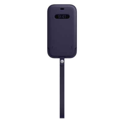 iPhone 12 | 12 Pro Leather Sleeve with MagSafe - Deep Violet