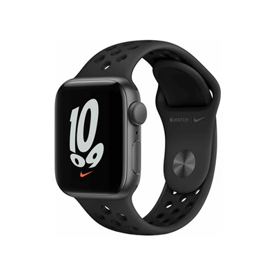 Apple Watch Nike SE (v2) Cellular, 40mm Space Grey Aluminium Case with Anthracite/Black Nike Sport Band - Regular