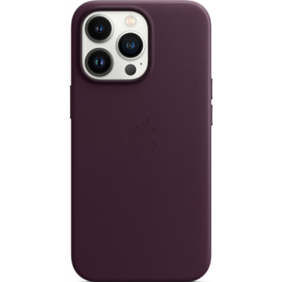 Apple iPhone 13 Pro Leather Case with MagSafe - Dark Cherry  (Seasonal Fall 2021)