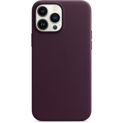 Apple iPhone 13 Pro Max Leather Case with MagSafe - Dark Cherry  (Seasonal Fall 2021)