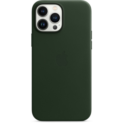 Apple iPhone 13 Pro Max Leather Case with MagSafe - Sequoia Green  (Seasonal Fall 2021)