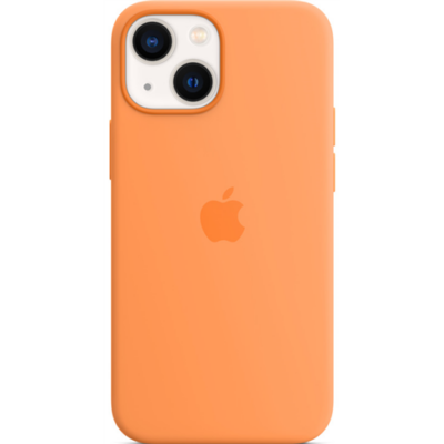 Apple iPhone 13 mini Silicone Case with MagSafe - Marigold  (Seasonal Fall 2021)
