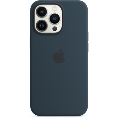 Apple iPhone 13 Pro Silicone Case with MagSafe Abyss Blue