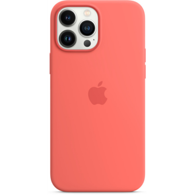 Apple iPhone 13 Pro Max Silicone Case with MagSafe Pink Pomelo  (Seasonal Fall 2021)
