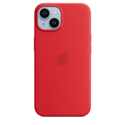 Apple iPhone 14 Silicone Case with MagSafe - (PRODUCT)RED