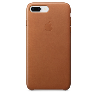 iPhone 8 Plus/7 Plus Leather Case - Saddle Brown