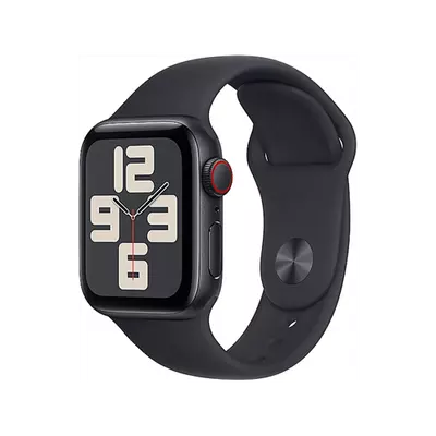 Apple Watch SE3 Cellular 40mm Midnight Alu Case w Midnight Sport Band - S/M