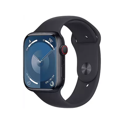 Apple Watch S9 Cellular 45mm Midnight Alu Case w Midnight Sport Band - S/M