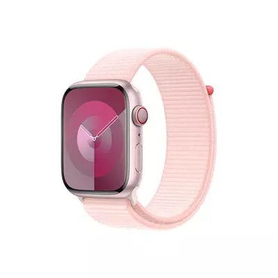 Apple Watch S9 Cellular 45mm Pink Alu Case w Light Pink Sport Loop