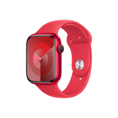 Apple Watch S9 GPS 41mm RED Alu Case w RED Sport Band - M/L