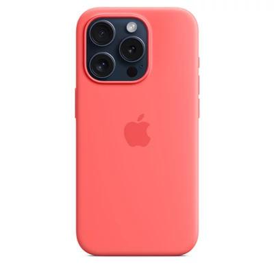 Apple iPhone 15 Pro Silicone Case w MagSafe - Guava