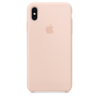iPhone XS Max Silicone Case - Pink Sand