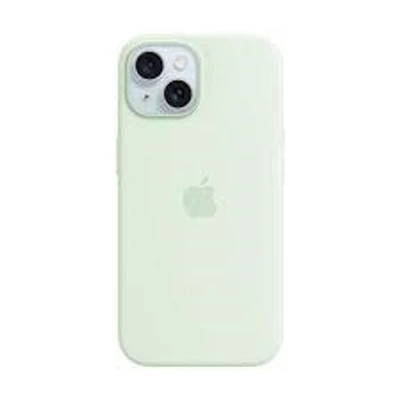 Apple iPhone 15 Silicone Case with MagSafe - Soft Mint