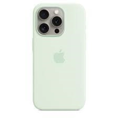 Apple iPhone 15 Pro Silicone Case with MagSafe - Soft Mint