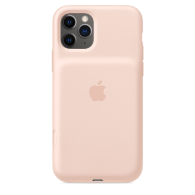iPhone 11 Pro Smart Battery Case with Wireless Charging - Pink Sand