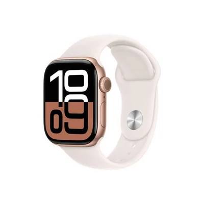 Apple Watch S10 GPS 42mm Rose Gold Alu Case with Light Blush Sport Band - S/M