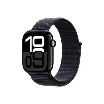 Apple Watch S10 GPS 46mm Jet Black Alu Case with Ink Sport Loop