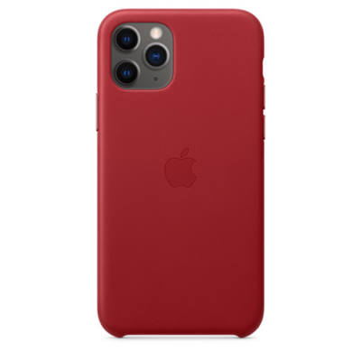iPhone 11 Pro Leather Case - (PRODUCT)RED