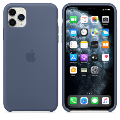 iPhone 11 Pro Max Silicone Case - Alaskan Blue